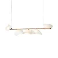Florii 5 Linear Pendel Mørk Bronze/Hvid