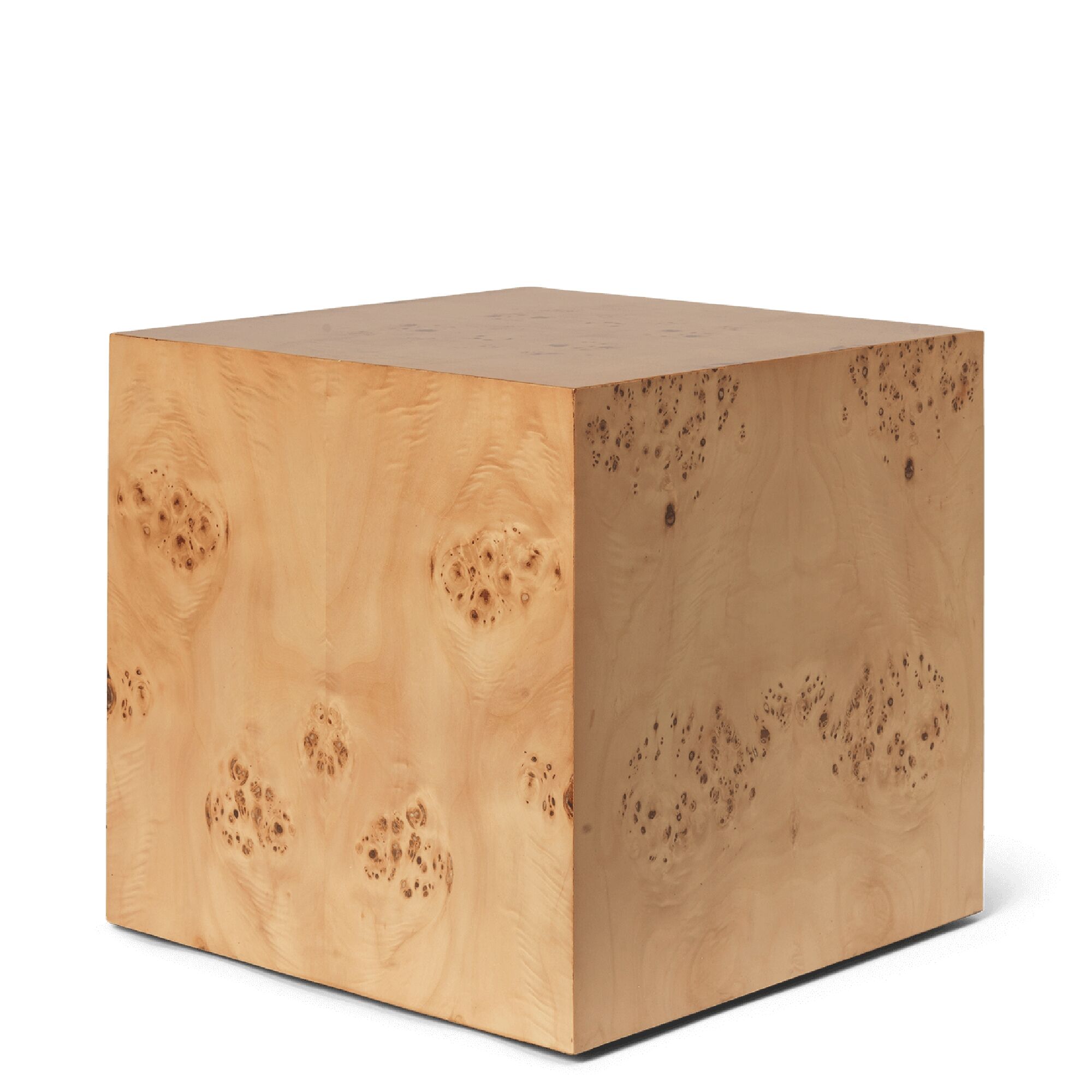 Burl Cube Sidebord Naturlig