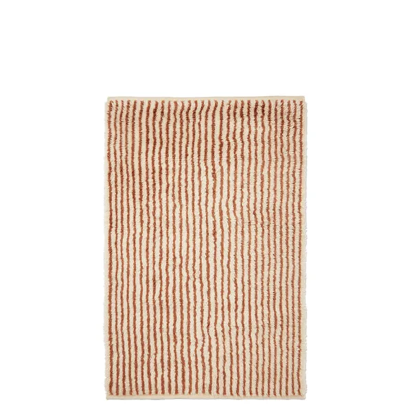 Kami Knotted Rug 120x180 Off-White/ Maroon