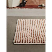 Kami Knotted Rug 80x120 Off-White/ Maroon