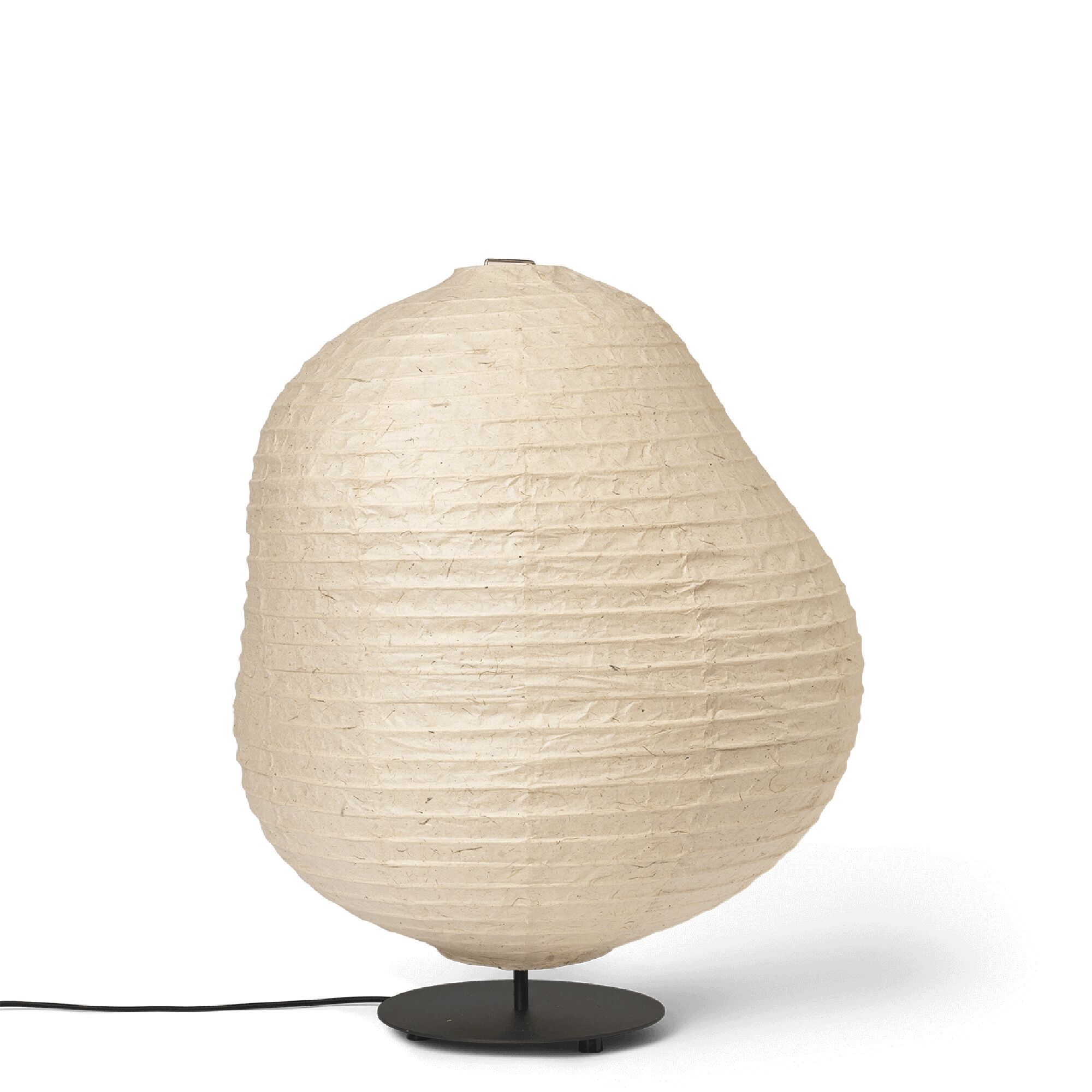 Kurbis Golvlampa L&aring;g Natur/ Svart