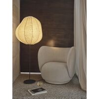 Kurbis Gulvlampe Høj Natural/Sort
