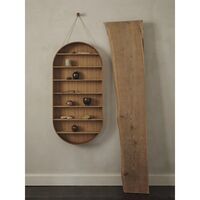 Dorm Oval Hylle Oljet Eik