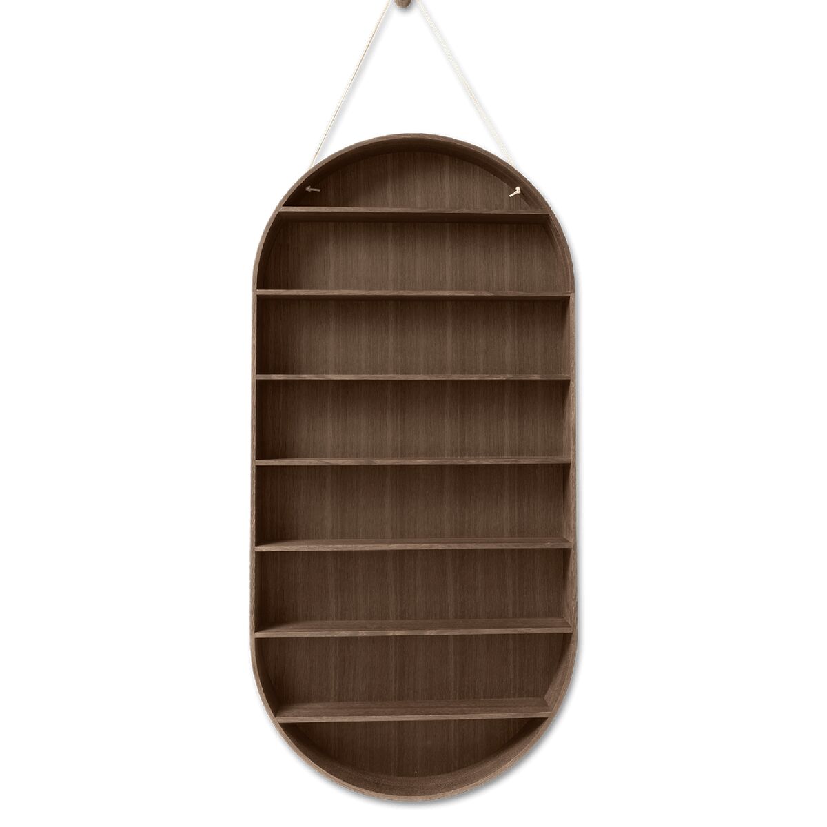 Dorm Oval Plank Gerookt Eiken
