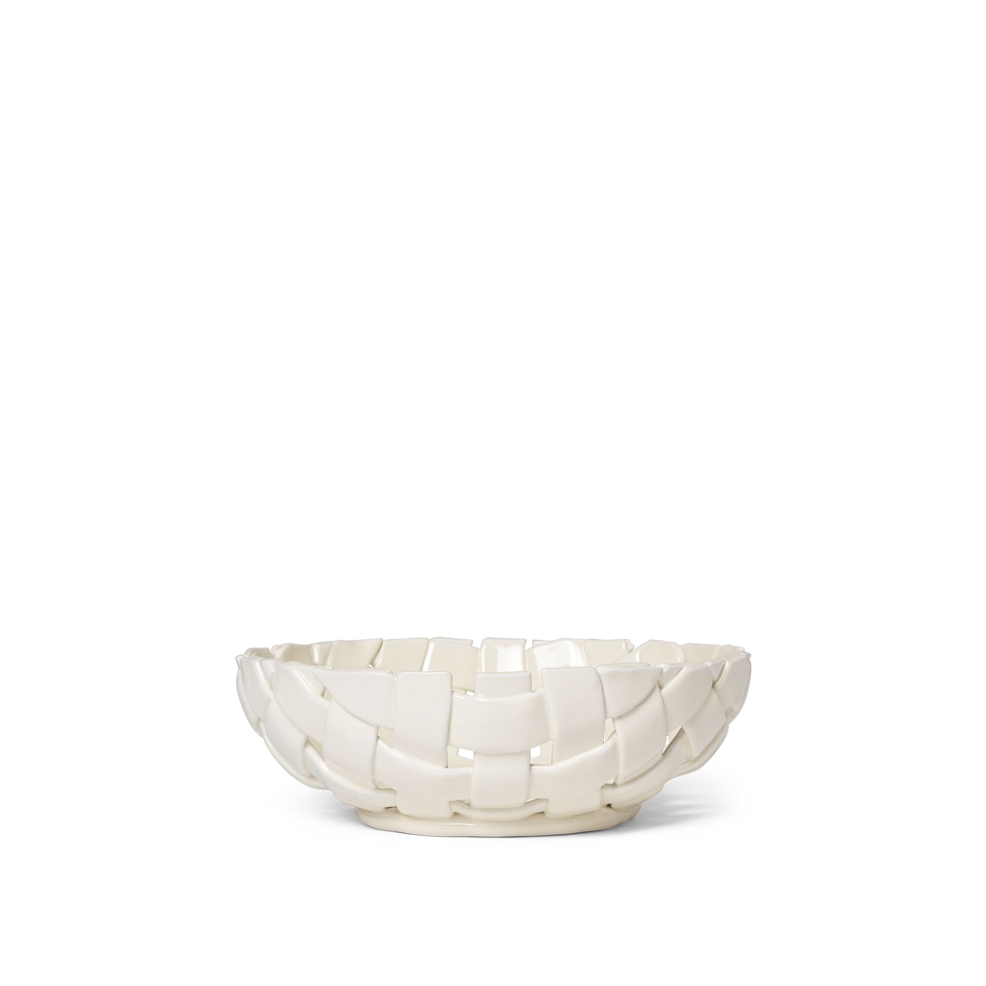 Bol Plait Ø30 Blanc Cassé