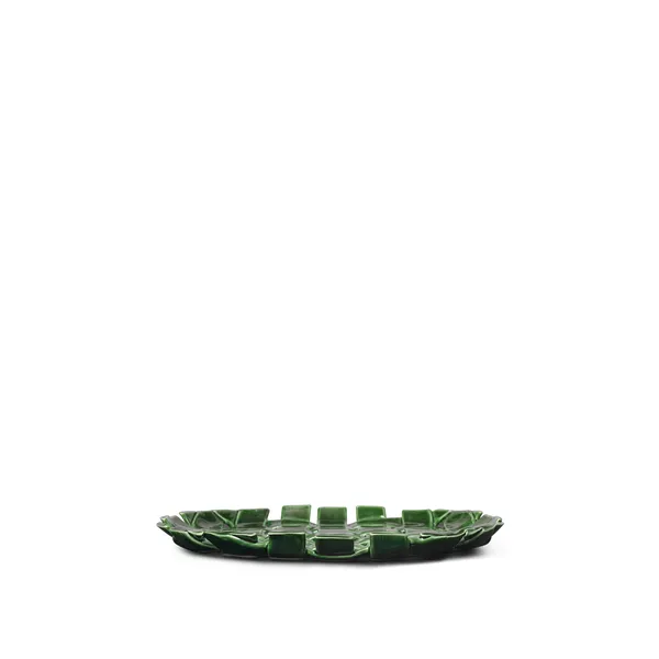 Plait Dish Emerald Green