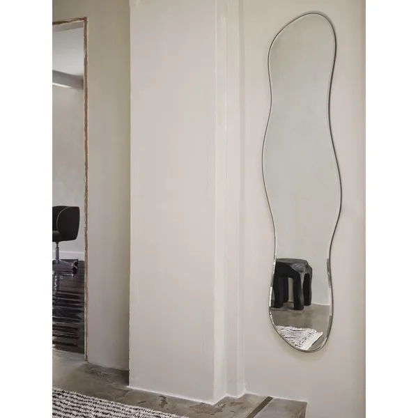 Pond Mirror Large Dark Chrome