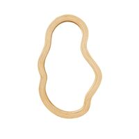 Pond Mirror Medium Rattan/Natural