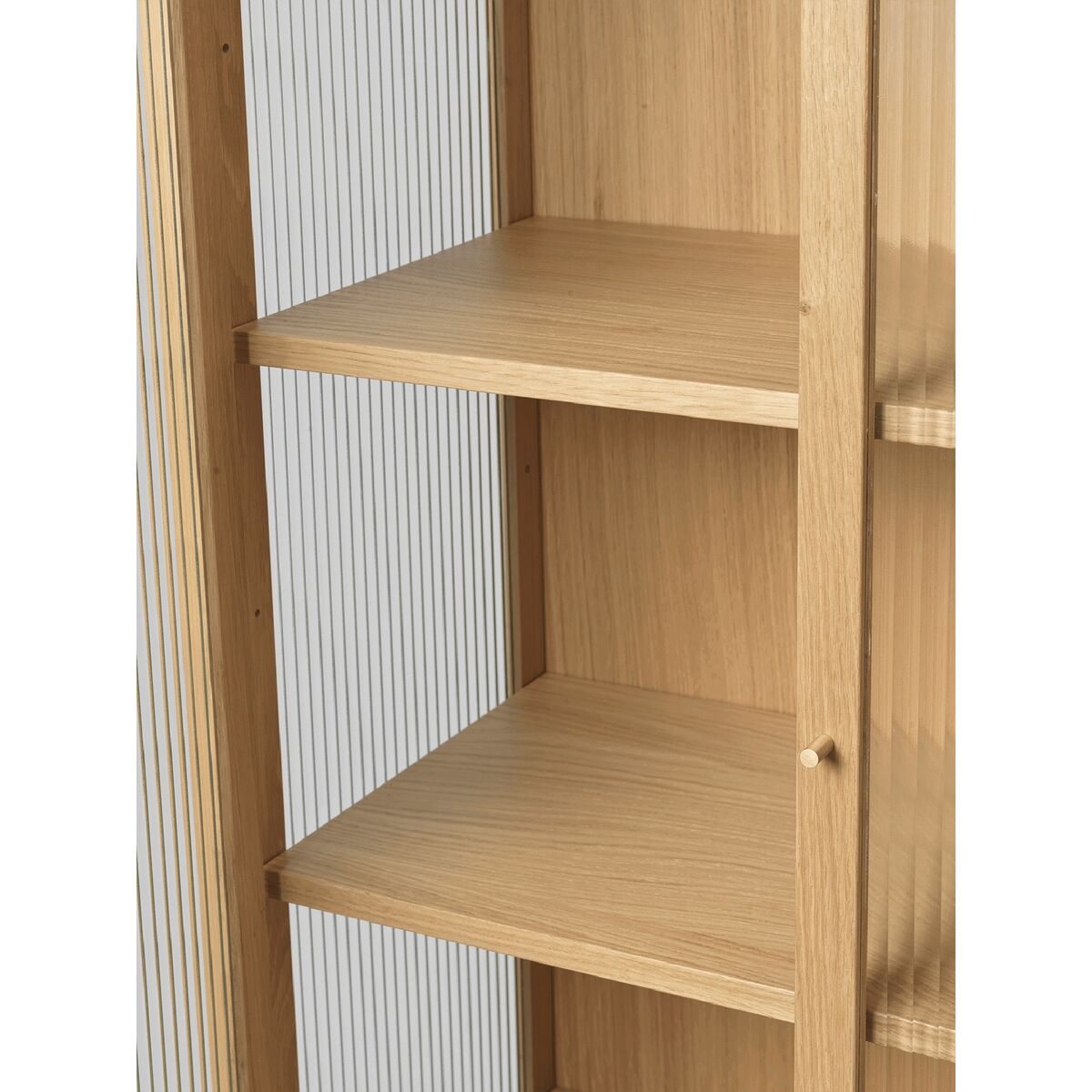 Rietvitrine Naturel Eiken