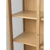 Rietvitrine Naturel Eiken