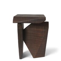 Silva Pedestal Dark Stained Mango Wood