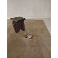 Silva Pedestal Dark Stained Mango Wood