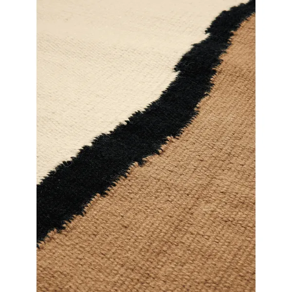 Soil Kilim Runner 70x180 Sable Sable/ Blanc Cassé