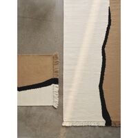 Soil Kilim Runner 70x180 Sable Sable/ Blanc Cassé