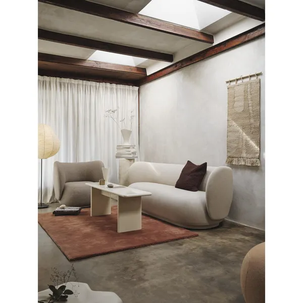 Stille Tufted Carpet 140x200 Maroon