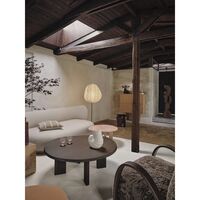 Stelzen-Sideboard, Doppelt, Natureiche
