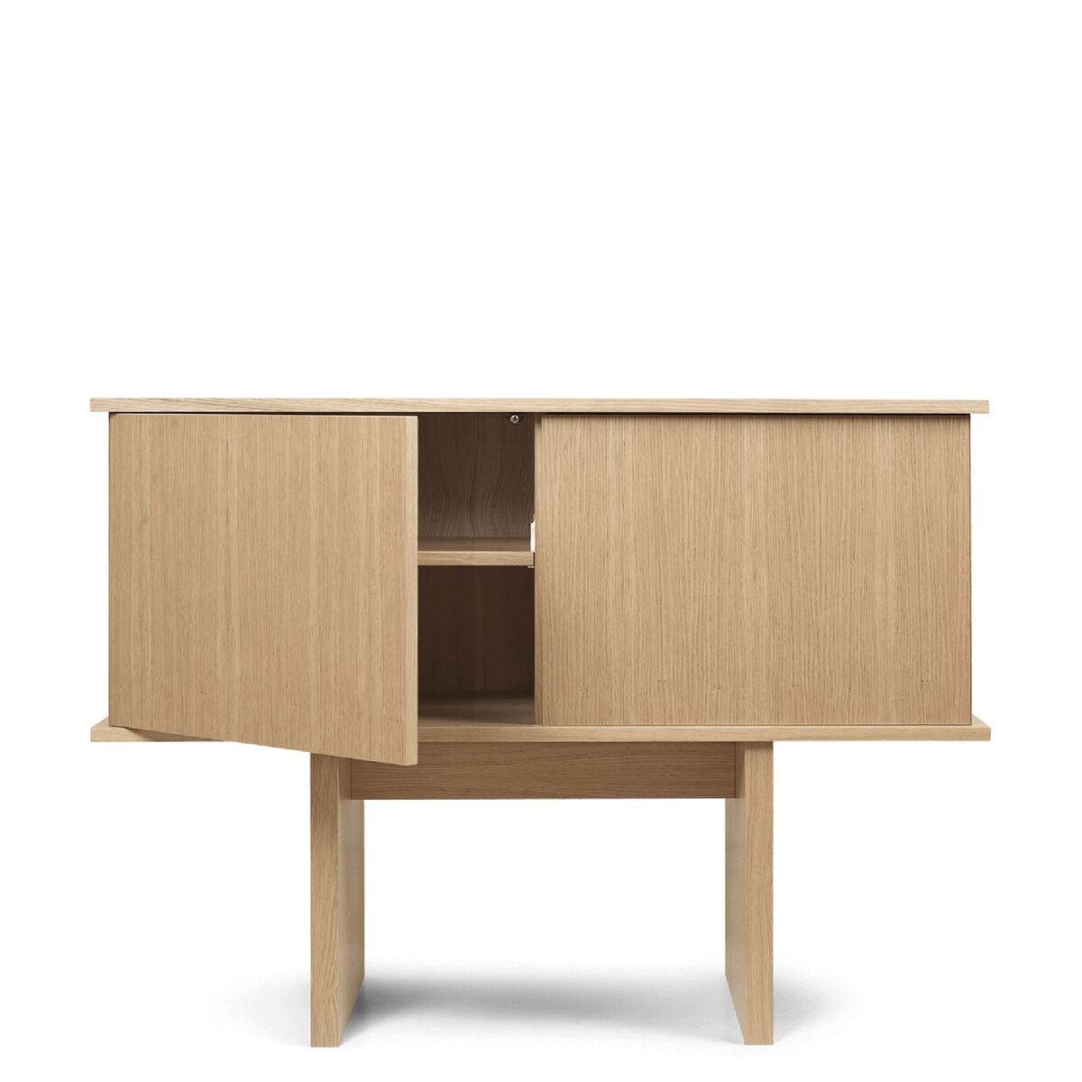 Buffet sur Pilotis Simple Chêne Naturel