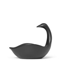 Swan Centerpiece Black