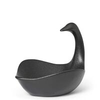 Swan Centerpiece Black