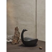 Swan Centerpiece Black