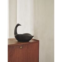Swan Centerpiece Black