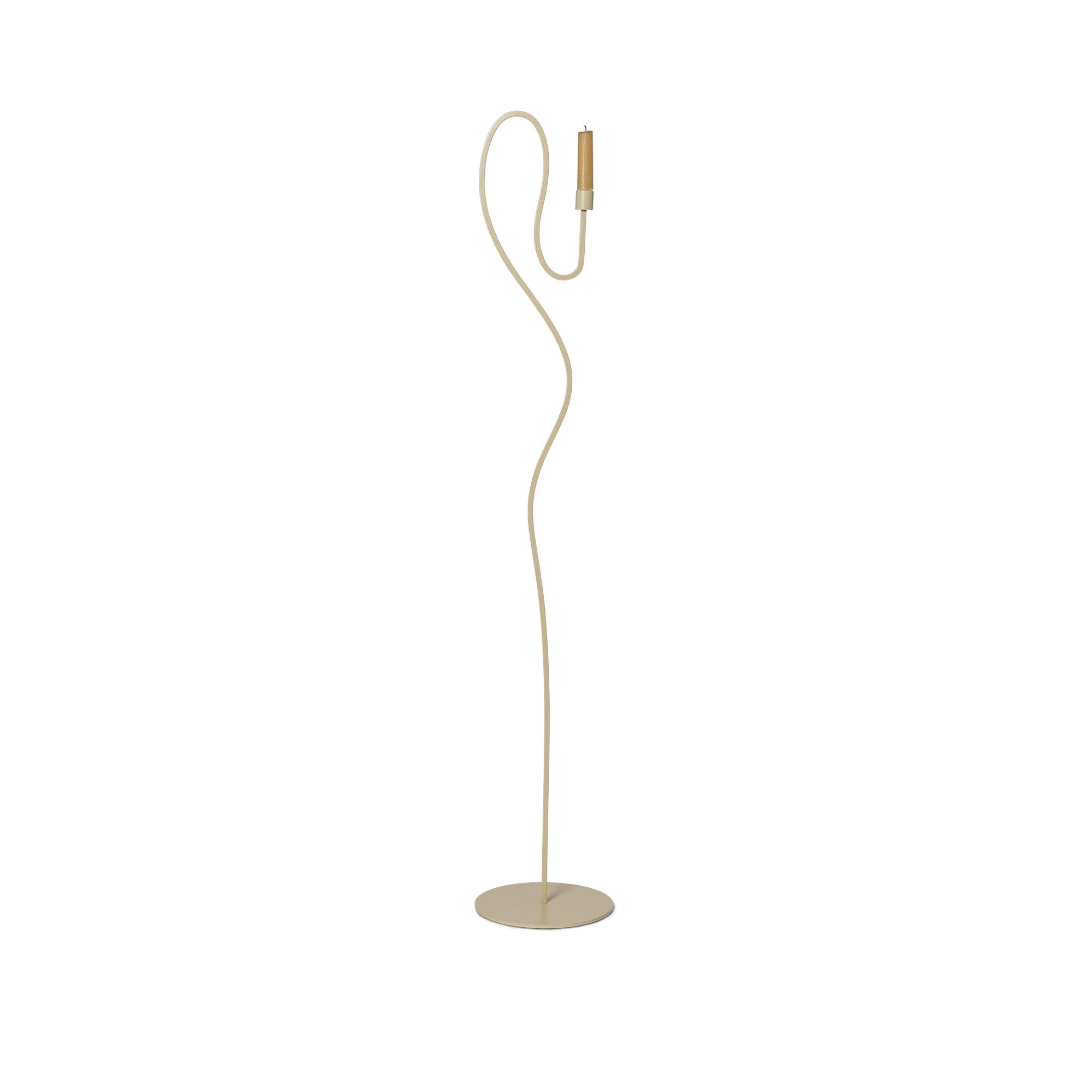 Valse Floor Candle Holder Cashmere