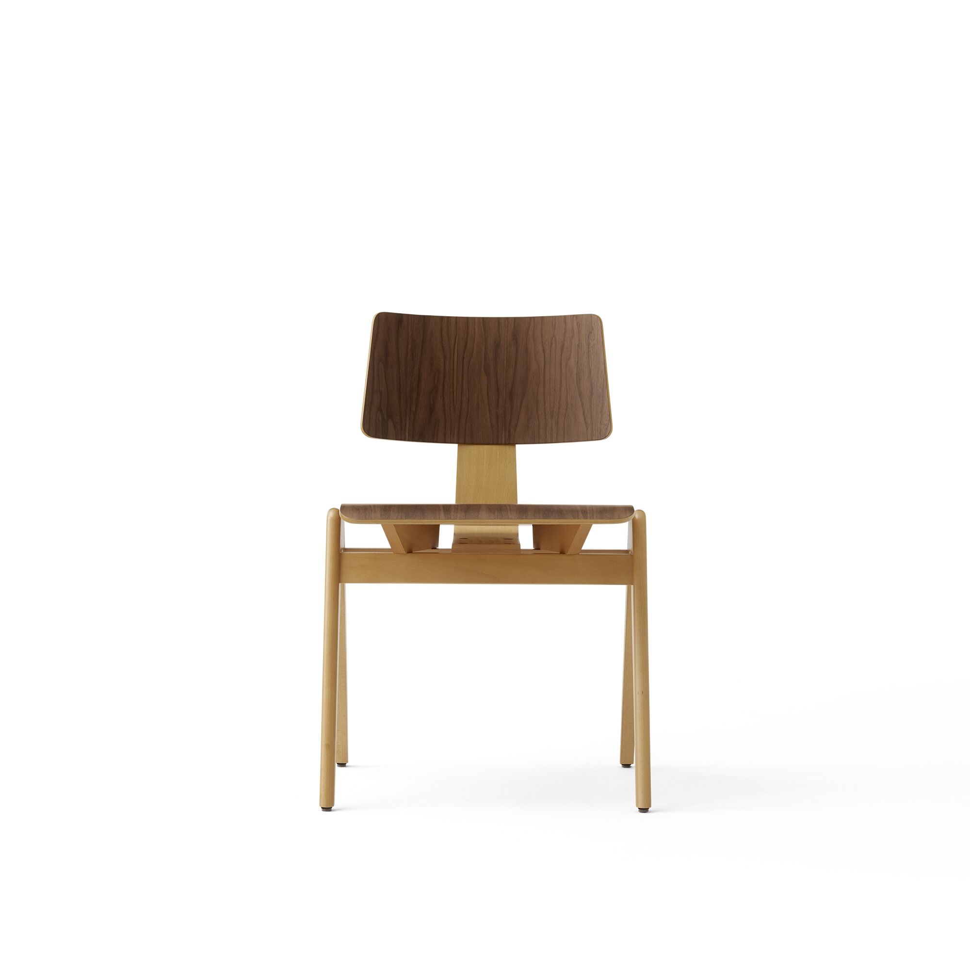 Daystak RD1 Chaise de Salle à Manger Hêtre/ Noyer