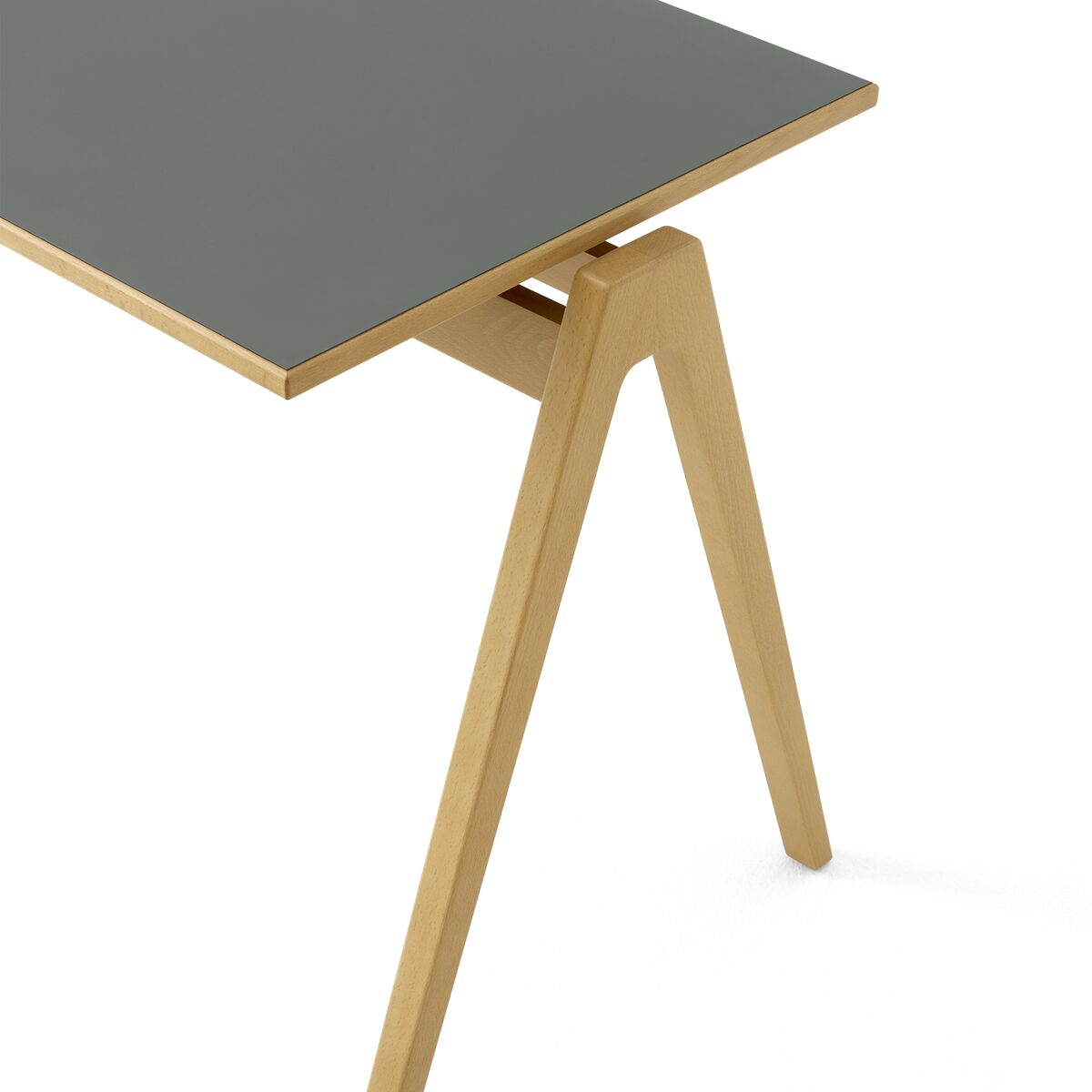 Daystak RD2 Dining Table L122 Honey Colored beech/Verde Comodoro 0750