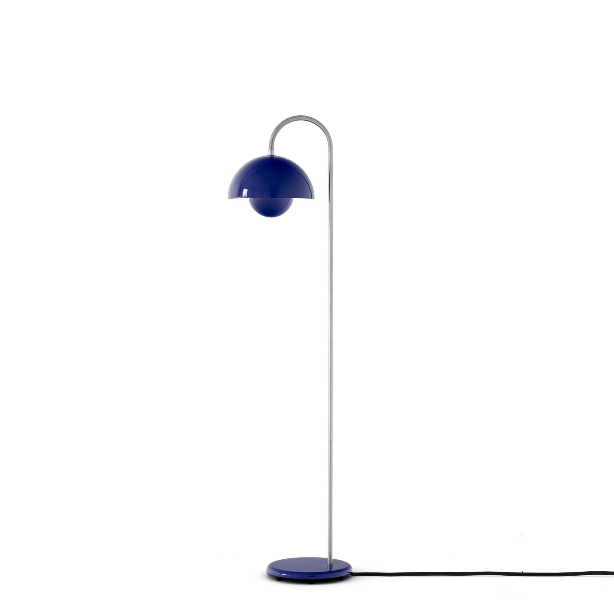 Lampadaire Flowerpot VP12 Bleu Cobalt