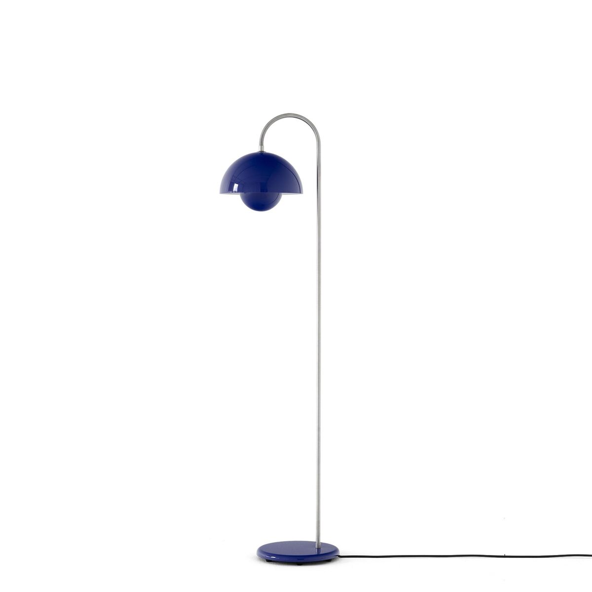 Flowerpot VP12 Lampa Stojąca Kobaltowo-niebieska