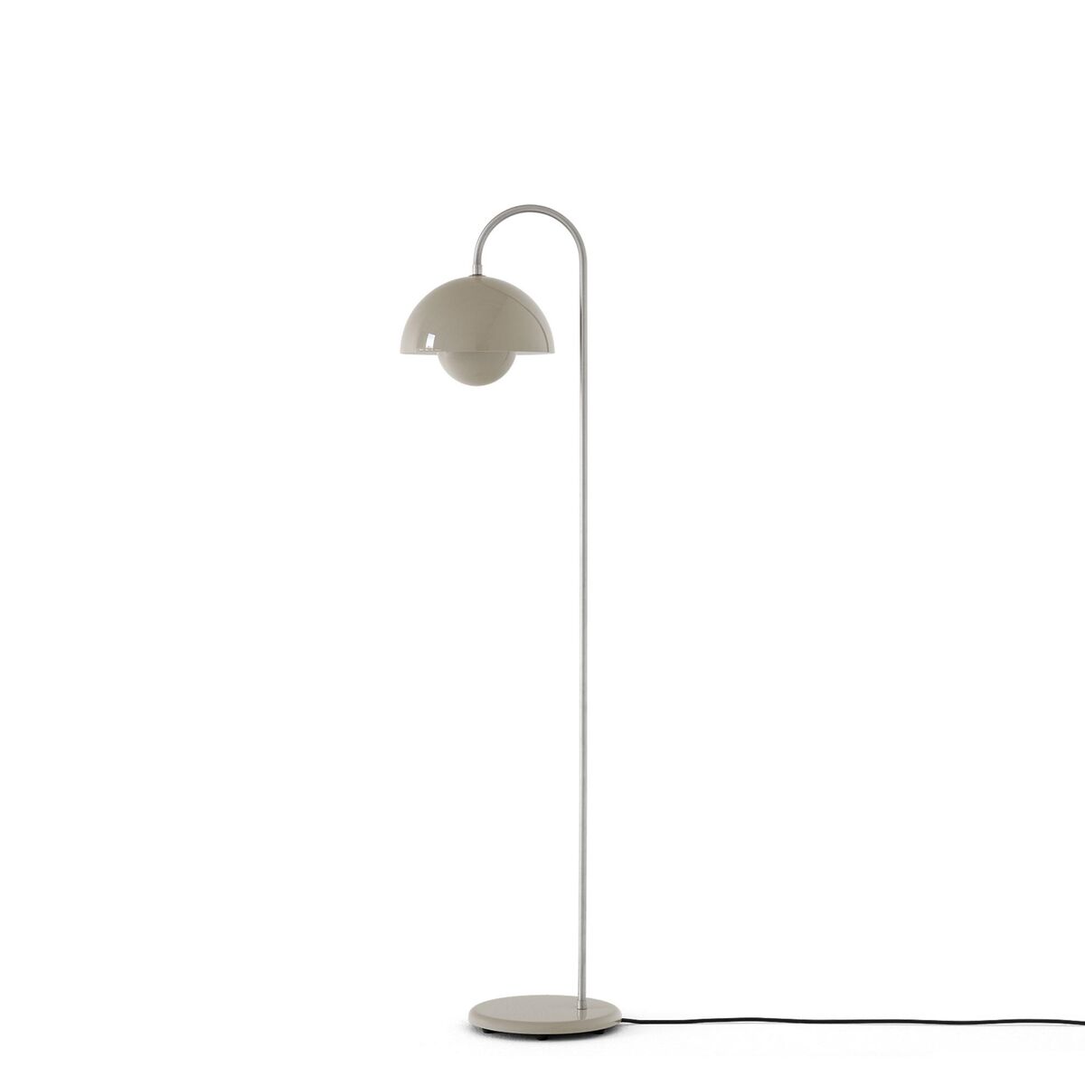 Flowerpot VP12 Stehlampe Grau Beige