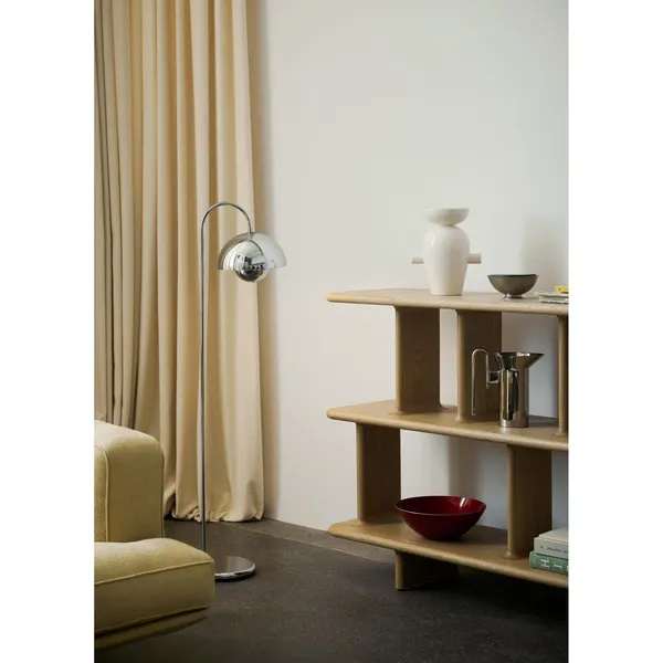 Flowerpot VP12 Floor Lamp Matt Black