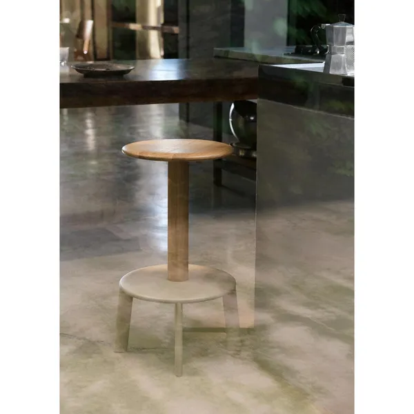 Massif AV40 Bar Stool Dark Stained Oak/Warm Black