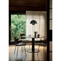 RFH RD7 Silla de Comedor con Reposabrazos y Asiento Tapizado en Nuez/Hallingdal 103