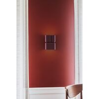 Tabata LN10 Lámpara de Pared Borgoña Oscuro /Rojo Bermellón