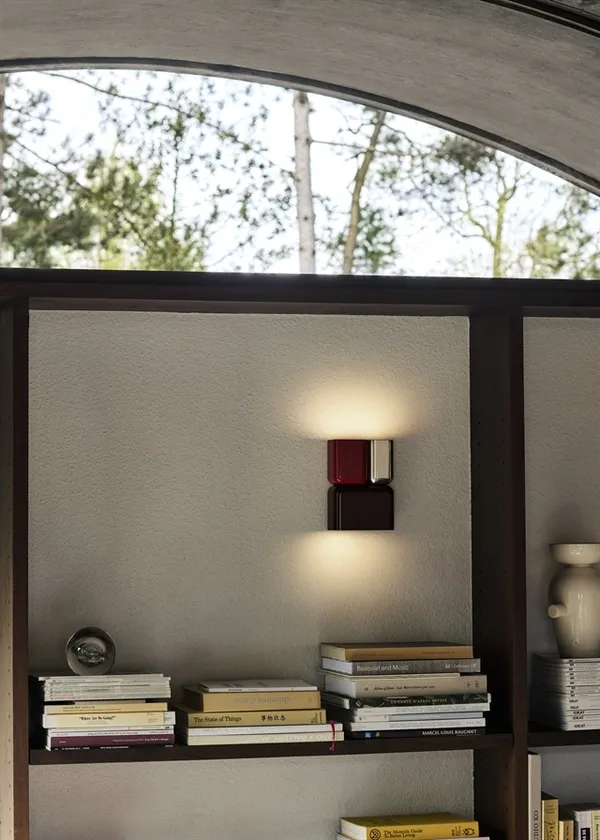 Tabata LN10 Wall Lamp Steel Blue/Ivory