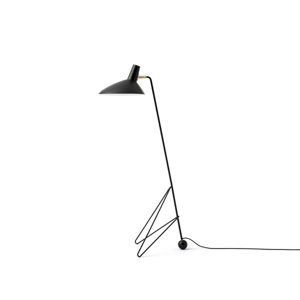 Lampada da Terra da Terra Treppiede HM8 Nero Opaco