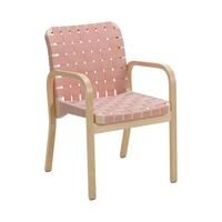 A45 Dining Chair Honey Stained/ Red