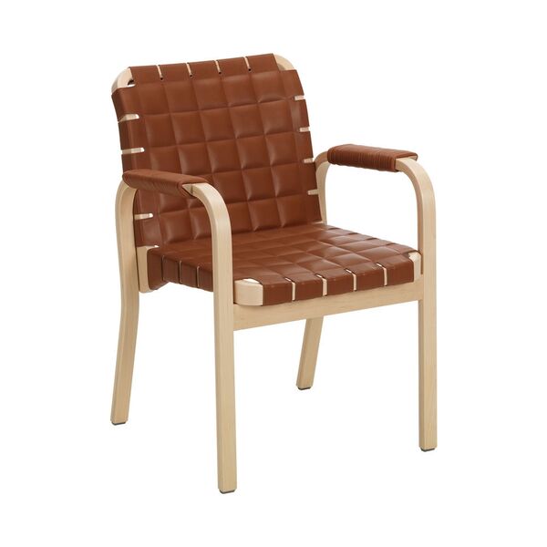 A45 Dining Chair Birch/Cognac