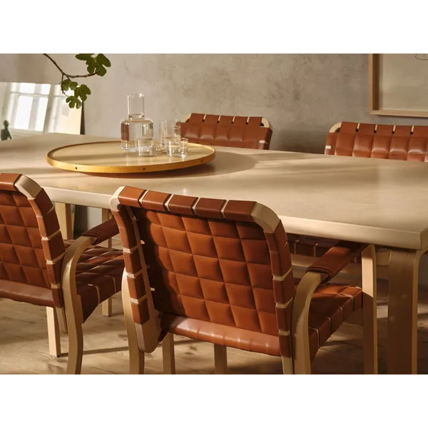 A45 Dining Chair Birch/Cognac