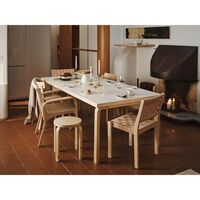 A45 Dining Chair Birch/Cognac