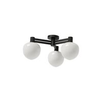 MEMOIR 120 III Ceiling Light Black/ Opal