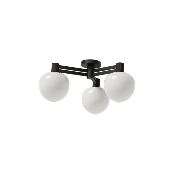 MEMOIR 120 III Ceiling Light Black/ Opal