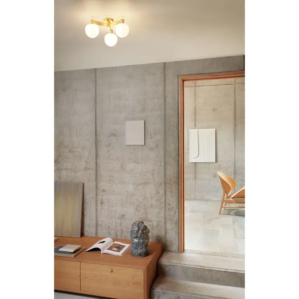 MEMOIR 120 III Ceiling Light Black/ Opal