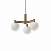 MEMOIR 120 III Pendelleuchte Messing/Opal