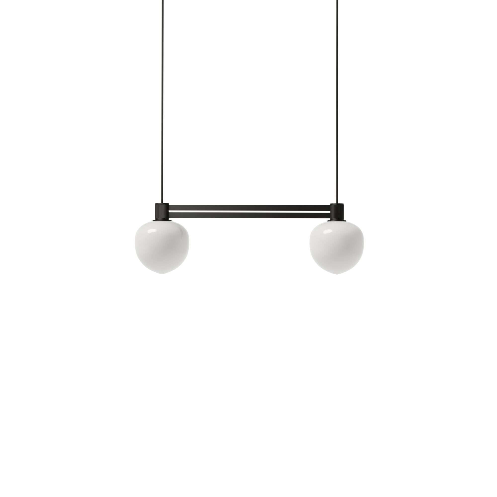 MEMOIR 120 SIDE BY SIDE II Taklampa Svart/Opal