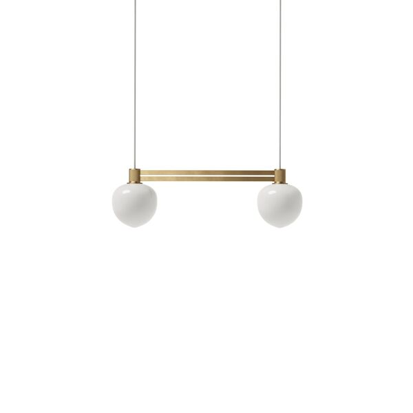 MEMOIR 120 SIDE BY SIDE II Lampadario Ottone/Opale
