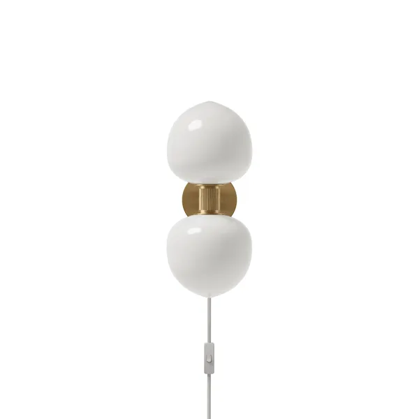 MEMOIR 120 II Wall Lamp Brass/Opal