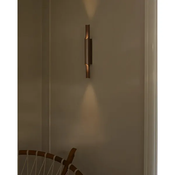 PAN 38 Wandlamp Brons