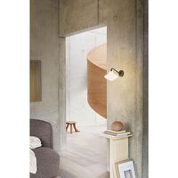 REPOSE 175 Væglampe Sort/Opal